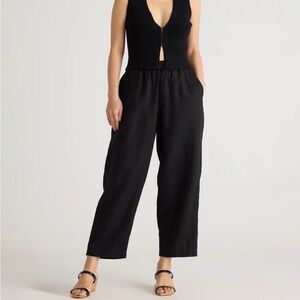 Quince black 100% Linen Pants